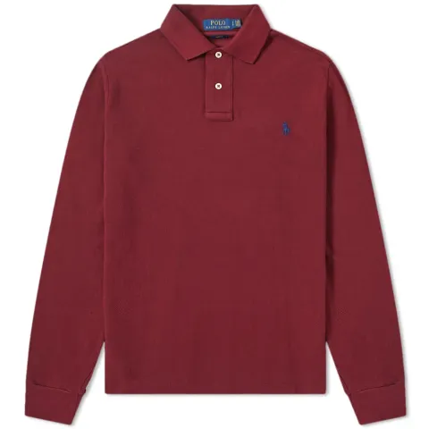 Long Sleeve Slim Fit Polo