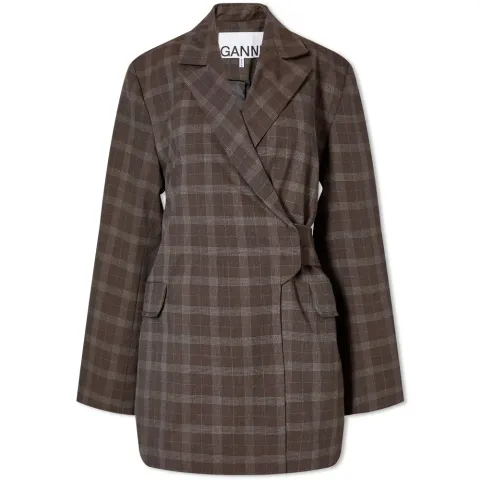 Check Suiting Blazer