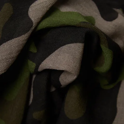 Wool Camo Scarf