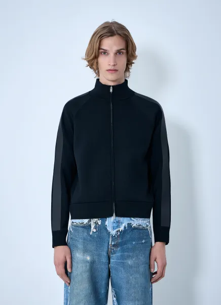 Logo Zip Cardigan