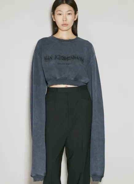 Ego Sum Liber Cropped Sweatshirt