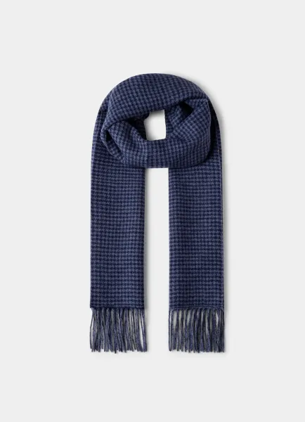 Hackett Wool-Cashmere Double-Faced Scarf