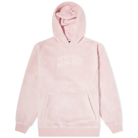 Front Logo Sherpa Pull Over Hoodie