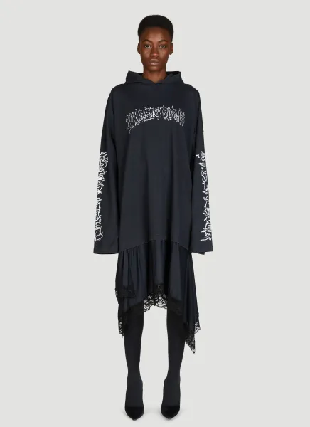 Hooded Hybrid Dress