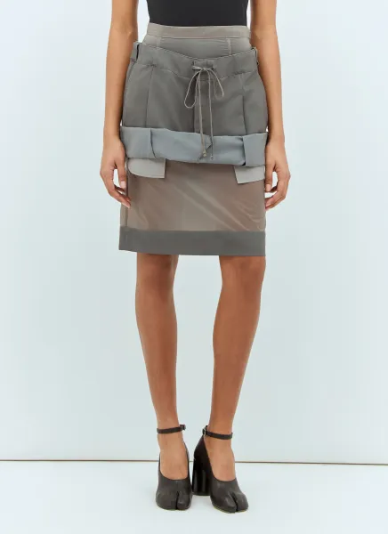 Layered Midi Skirt
