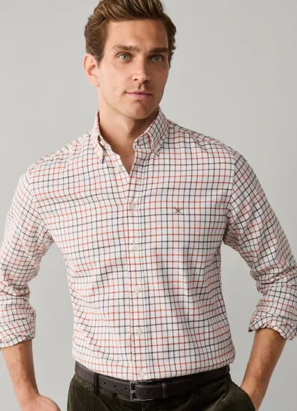 Tailored Fit Wide Tattersall Shirt