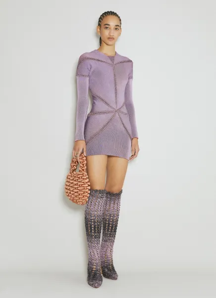 Ray Knit Mini Dress