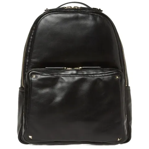 Leather Rockstud Backpack