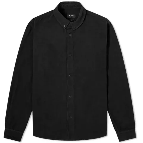 A.P.C. Button Down Corduroy Shirt