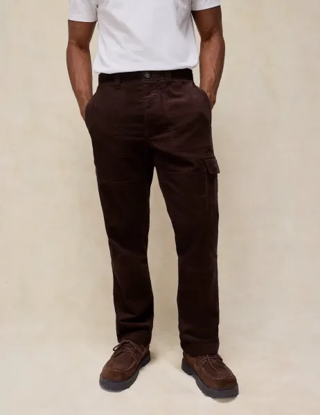 White Stuff Pure Cotton Corduroy Cargo Trousers