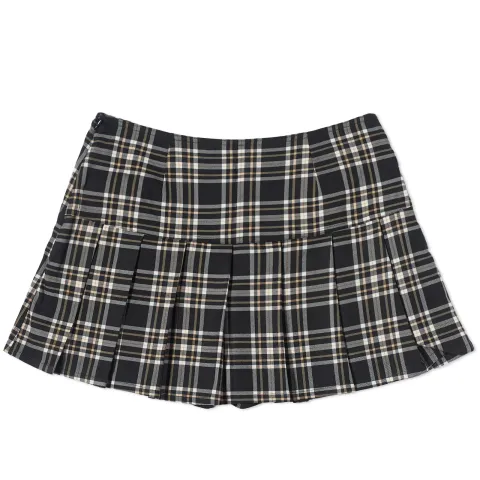 Check Mini Skirt