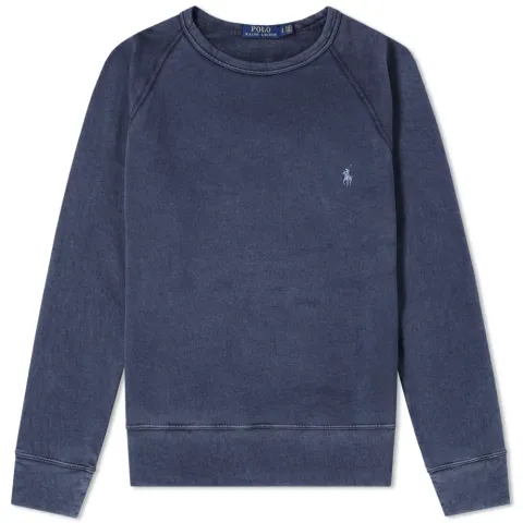 Washed French Terry Crew Sweat
