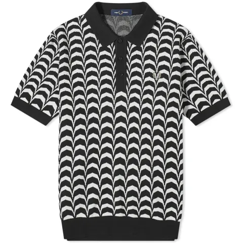 Jackquard Knit Polo