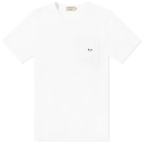 Maison Kitsuné Tricolour Fox Patch T-Shirt