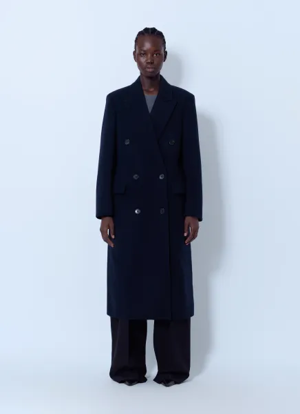 The Row Bamira Double-Breasted Wool Coat