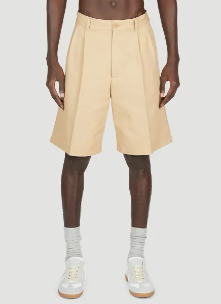 Folded Pleat Shorts