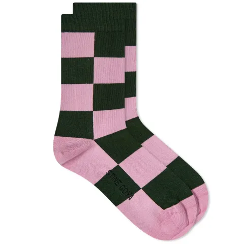 Iggy Check Short Sock