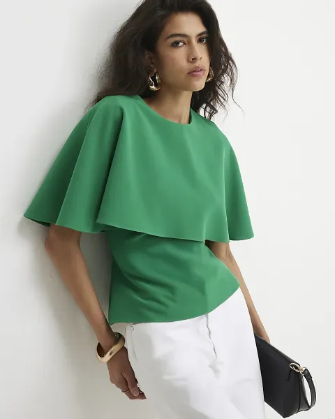 River Island Cape Detail Top