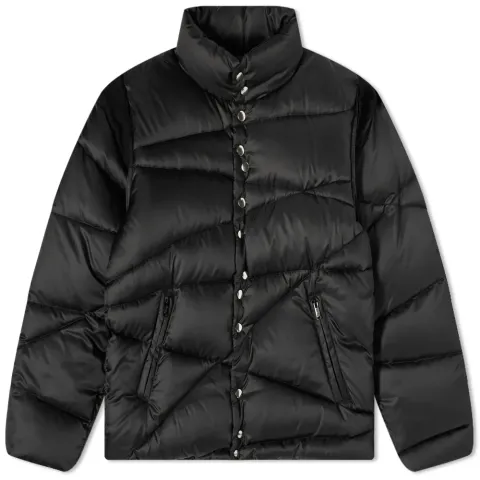 Asymetric Panlled Puffer Jacket