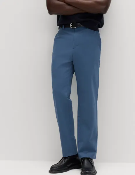 Marks & Spencer The Ultimate Regular Fit Chinos Chambray