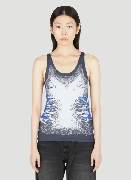 Whisker Print Tank Top