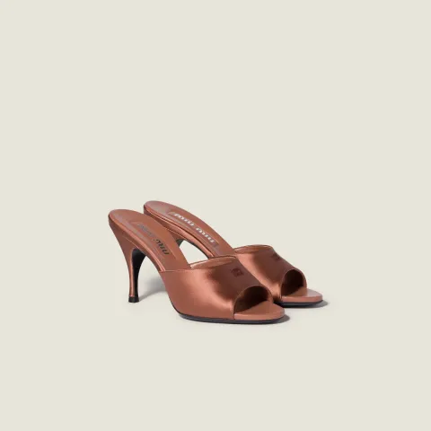 Satin sandals