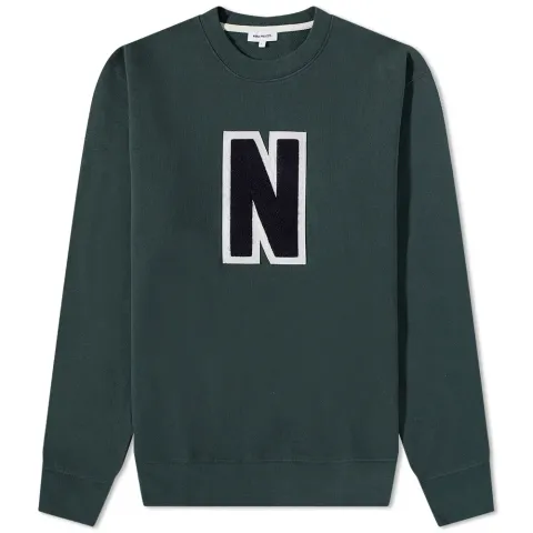 Arne Varsity N Crew Sweat