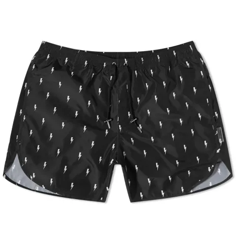 All Over Micro Bolt Swim Shorts
