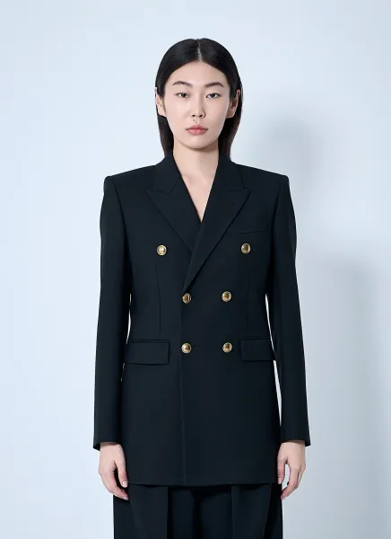 Wool Gabardine Blazer