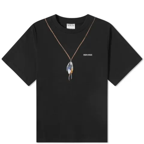 Single Chain Feathers Oversized T-Shirt