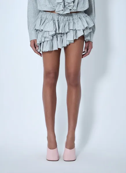 Ruffled Mini Skirt