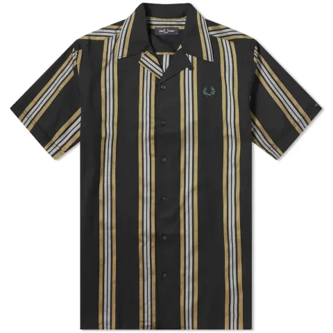 Stripe Revere Collar Shirt