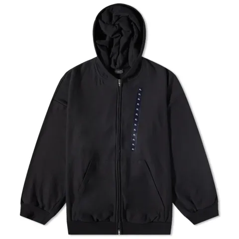 Size Sticker Zip Hoodie