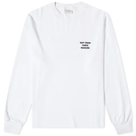 Drôle de Monsieur Long Sleeve Not From Paris Madame T-Shirt