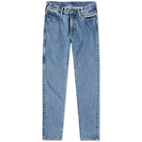 Stone Washed Tapered Jean