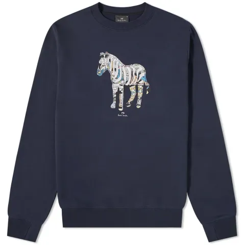 Zebra Print Crew Sweat
