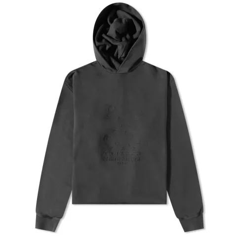 Embroidered Numbers Logo Hoodie