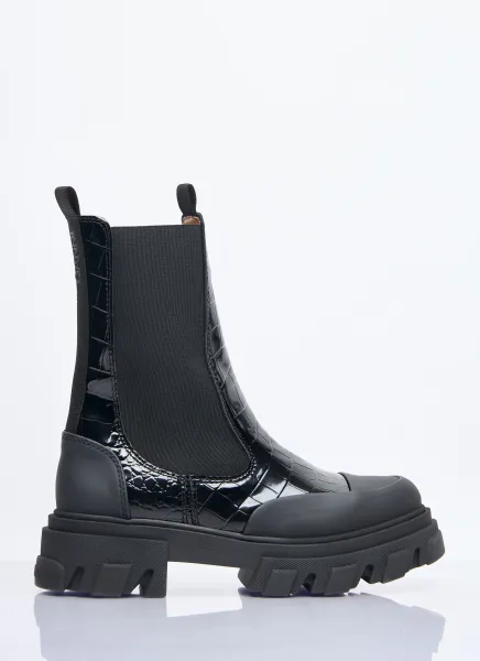 Cleated Mid Chelsea Boot