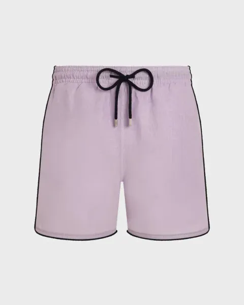 Vilebrequin Men Linen Swim Shorts Solid
