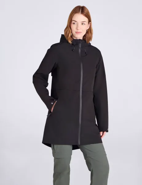 Mountain Warehouse Hilltop II Womens Waterproof Jacket Black