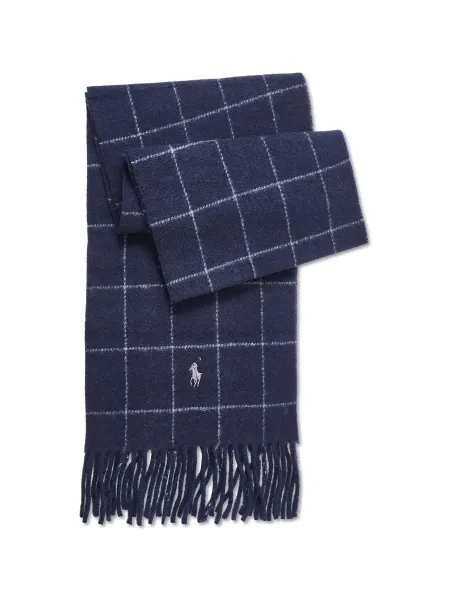 Polo Ralph Lauren Reversible Check Wool Scarf