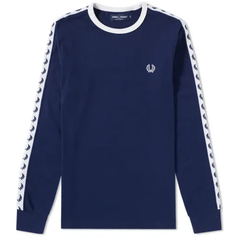 Fred Perry Long Sleeve Taped Ringer Tee