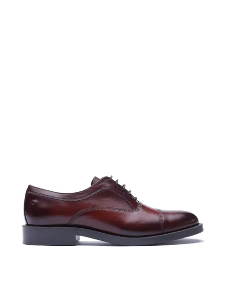 Base London Leather Oxford Shoes Tan