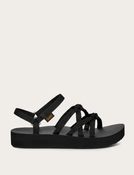 Teva Ankle Strap Flatform Sandals Black