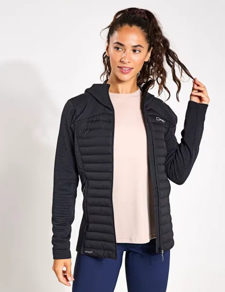 Berghaus Nula Hybrid Hooded Insulated Jacket Black