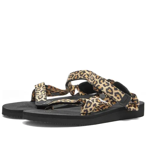 x Suicoke Leopard Beach Sandal