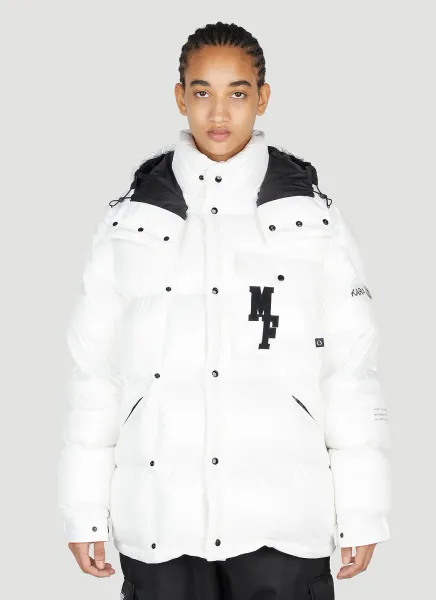Logo Patch Puffer Jacket