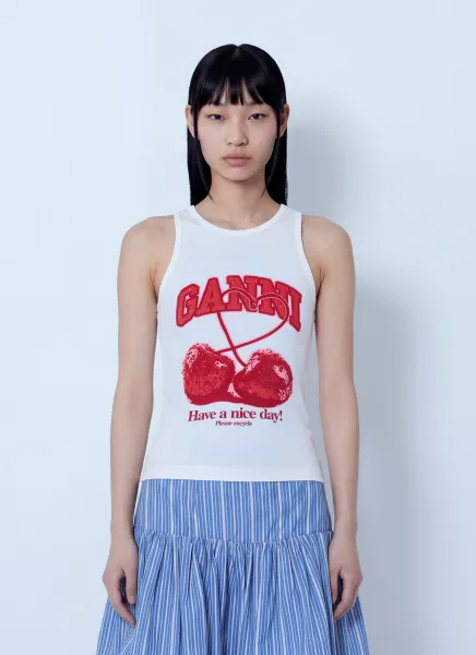 Compact Rib Jersey Tank Top