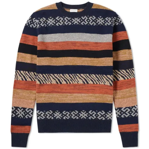 Stripe Jacquard Knit