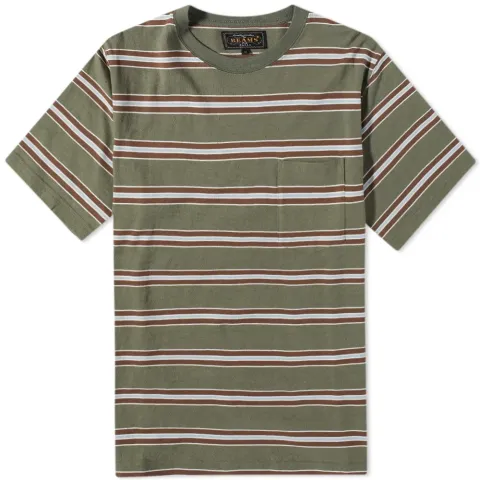 Stripe Nep Pocket T-Shirt
